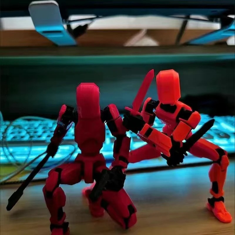 13-Joint Fully Articulated Action Figure (Red)