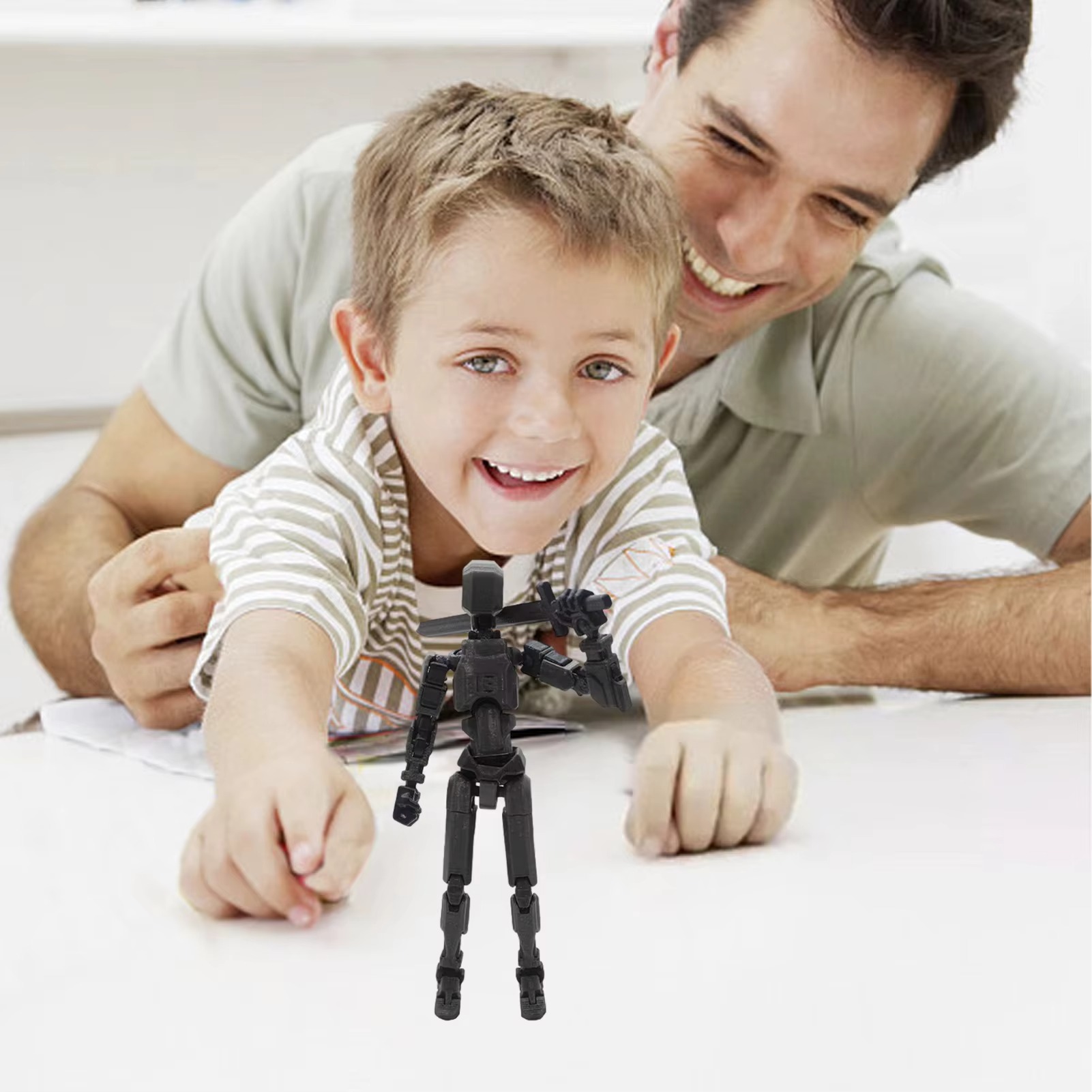 13-Joint Fully Articulated Action Figure (Blue)